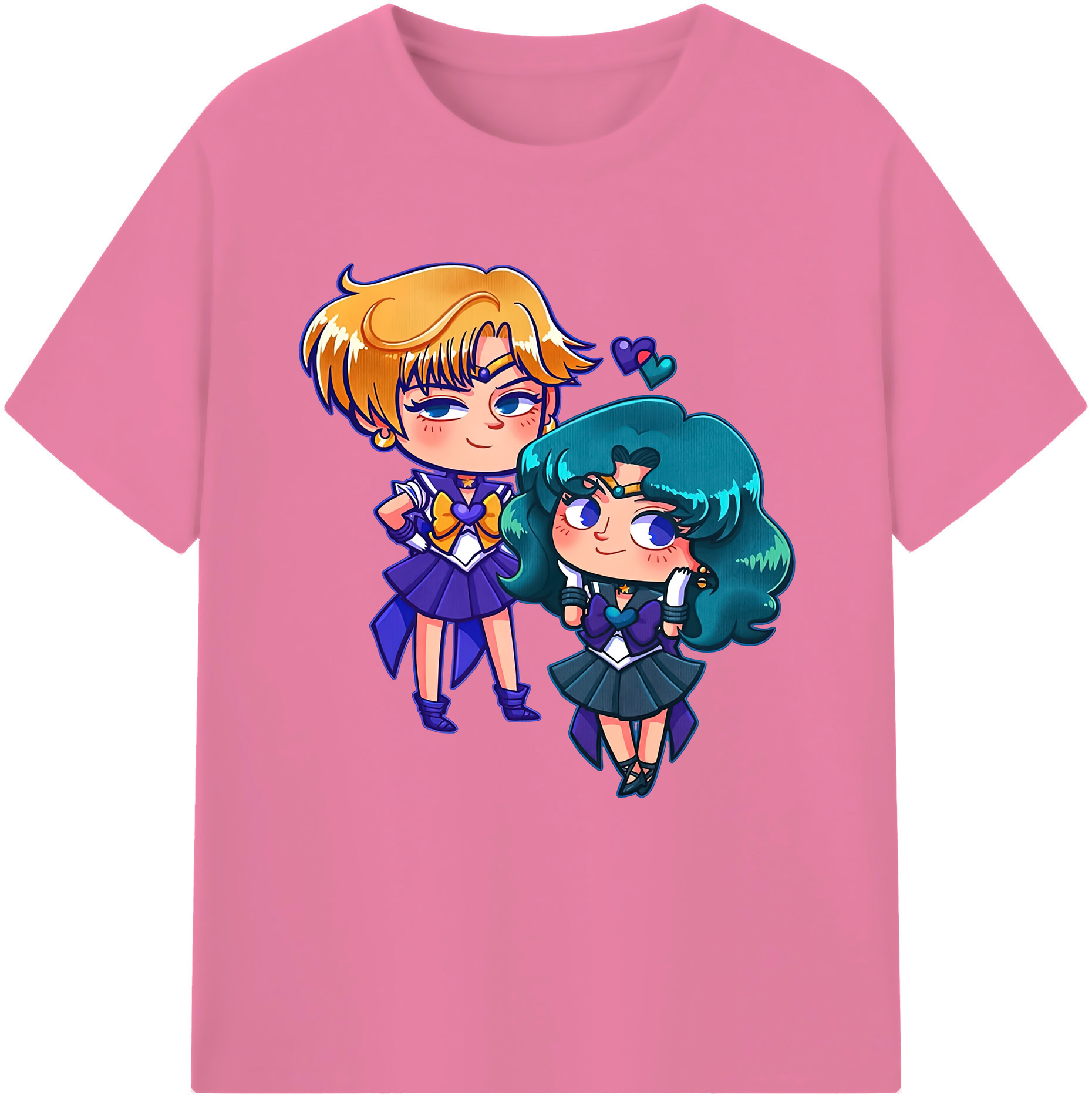 （画像用） 美少女戦士セーラームーン 天王はるか Sailor Moon Tenoh Haruka 綿100％半袖Tシャツ（フロントプリント）